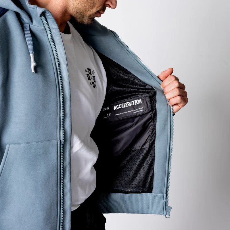 Rapid 1.0 Hoodie - dunkelblau-blau grau