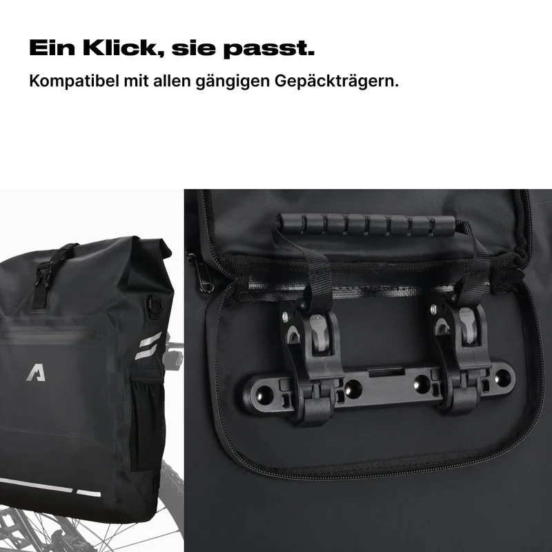 Alpensattel 3 in 1 Fahrradtasche