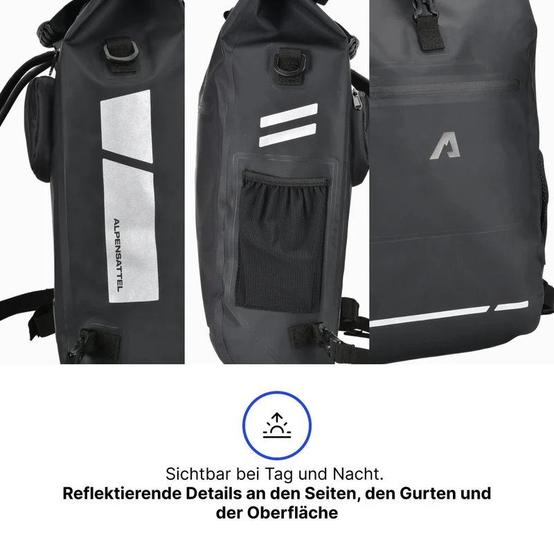 Alpensattel 3 in 1 Fahrradtasche