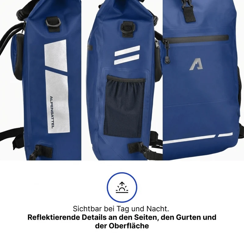 Alpensattel 3 in 1 Fahrradtasche