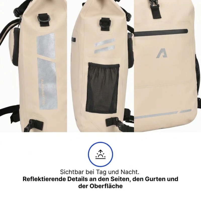 Alpensattel 3 in 1 Fahrradtasche