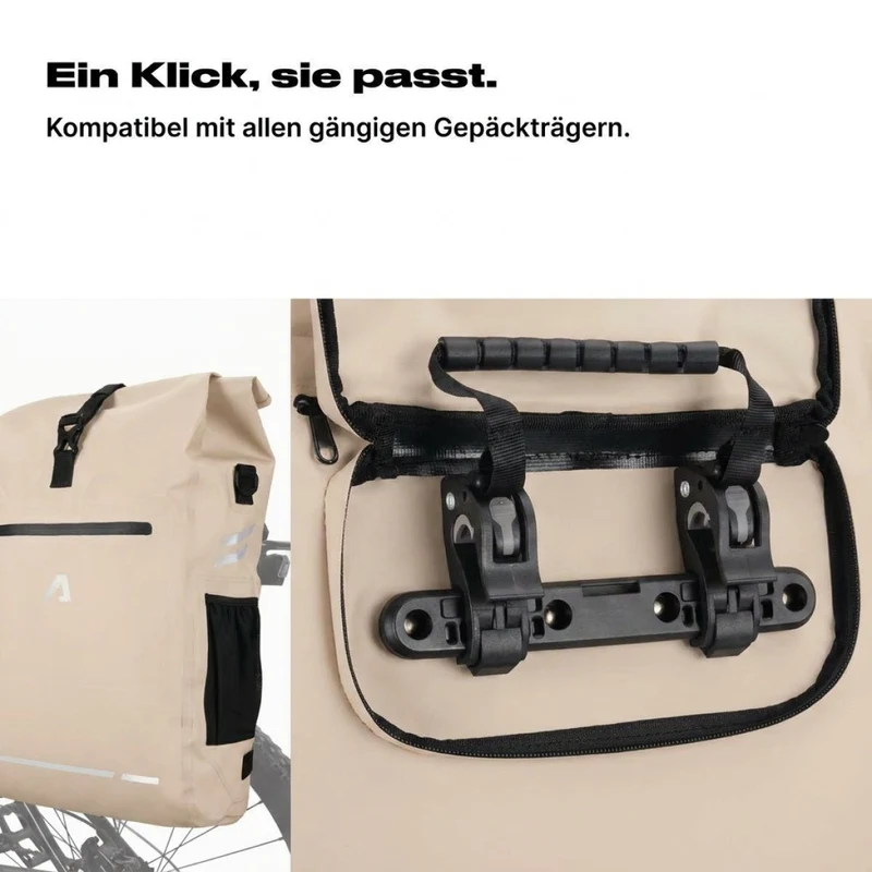 Alpensattel 3 in 1 Fahrradtasche