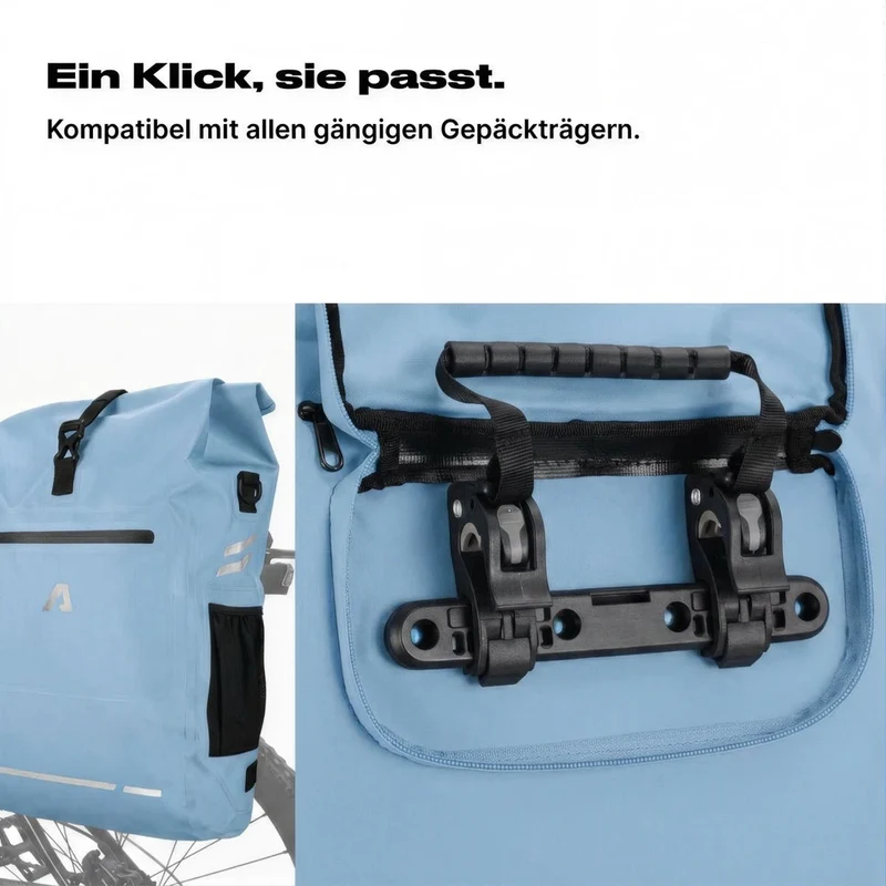 Alpensattel 3 in 1 Fahrradtasche