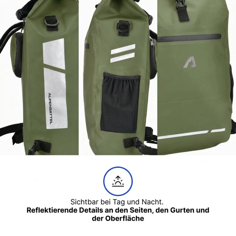 Alpensattel 3 in 1 Fahrradtasche