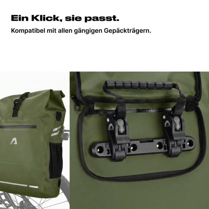 Alpensattel 3 in 1 Fahrradtasche