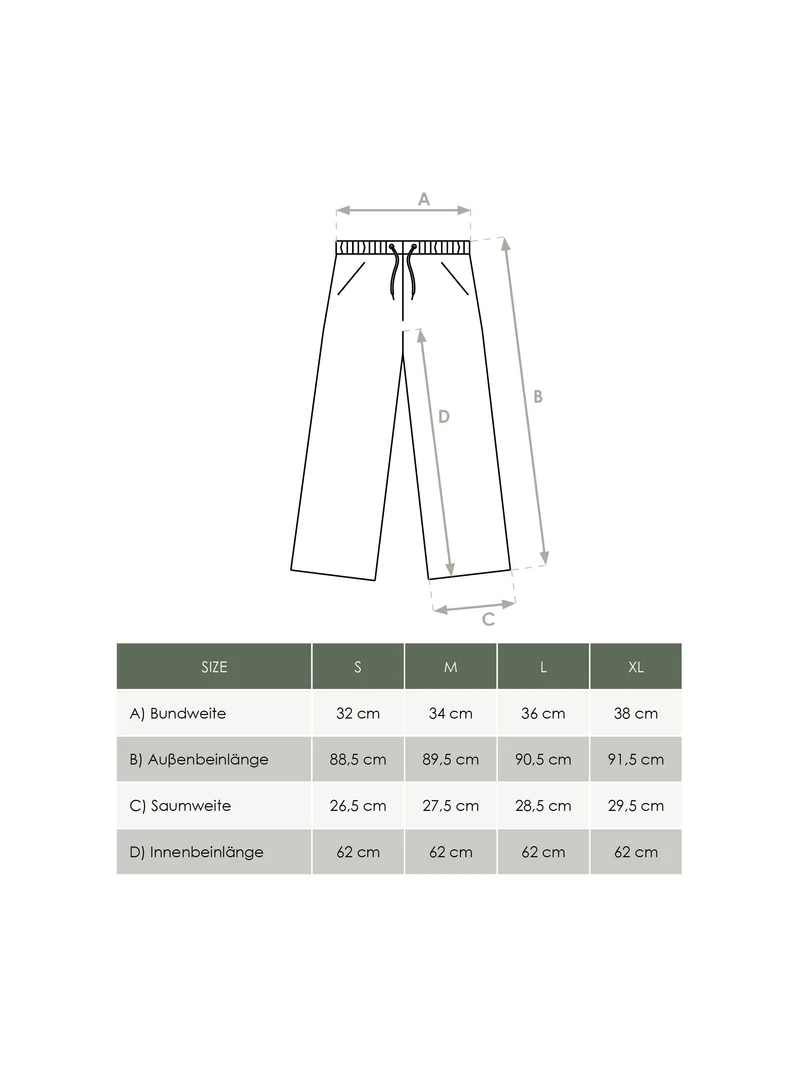 Frauen Leinenhose - grün