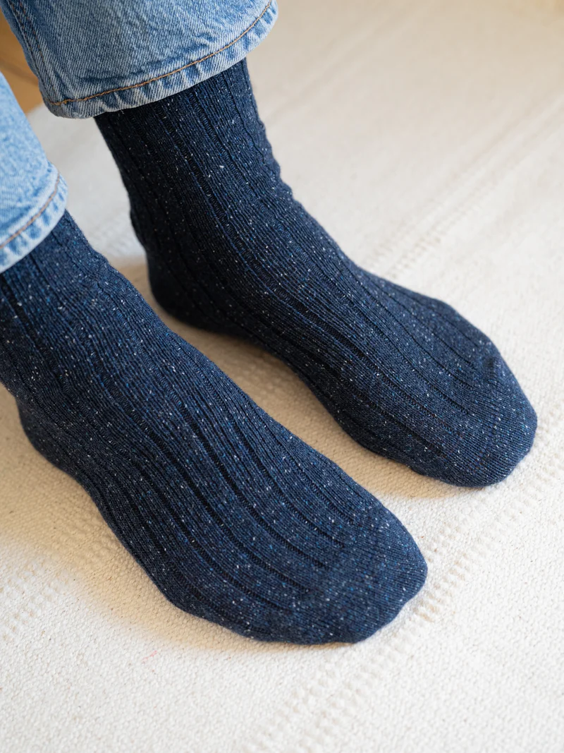 Socken - navy neps