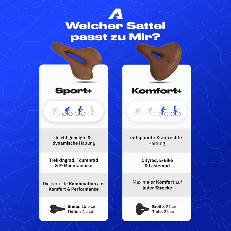 Alpensattel 3.0 Sport+ Braun