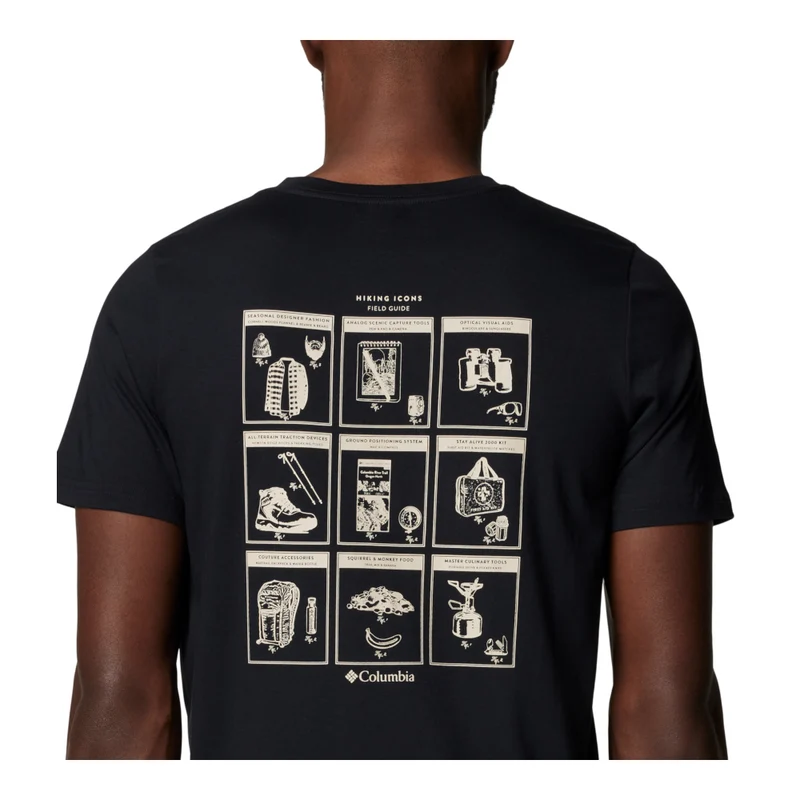 Columbia - Rapid Ridge T-Shirt mit Grafik auf der Rückseite