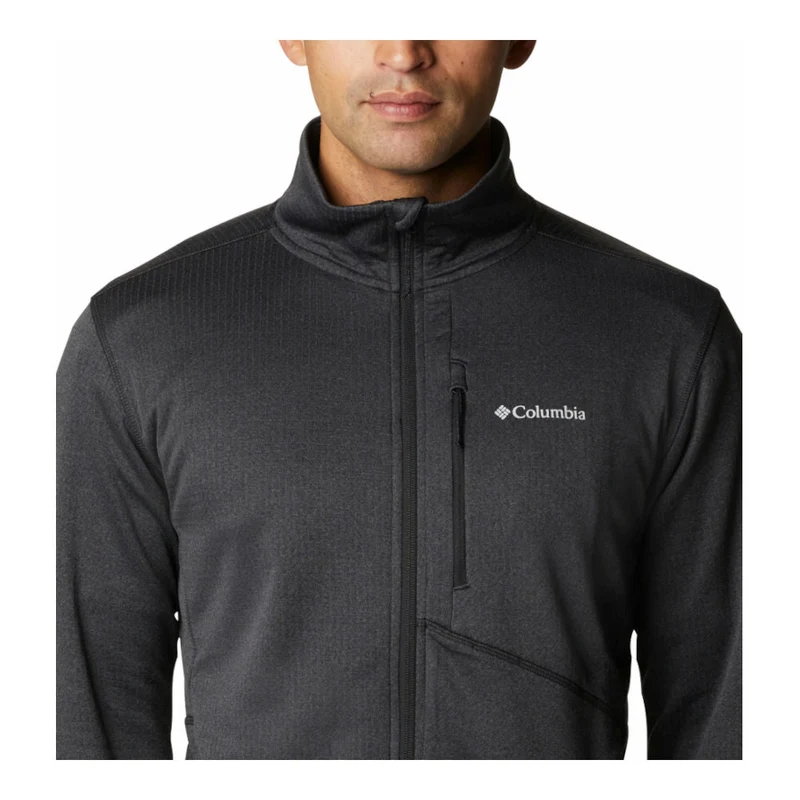 Columbia - Park View Herren-Fleecejacke mit durchgehendem Reißverschluss, Schwarz