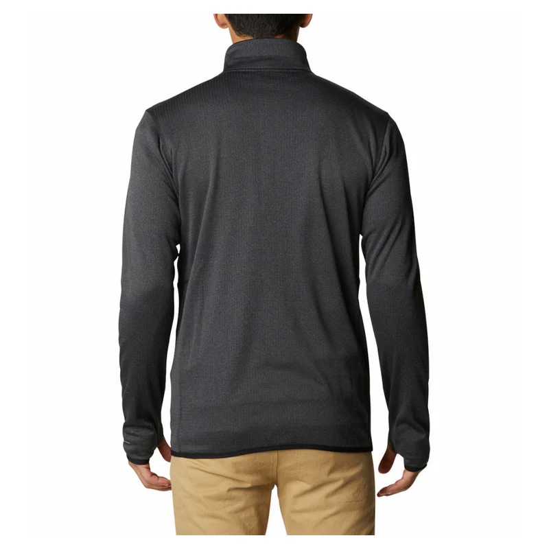 Columbia - Park View Herren-Fleecejacke mit durchgehendem Reißverschluss, Schwarz