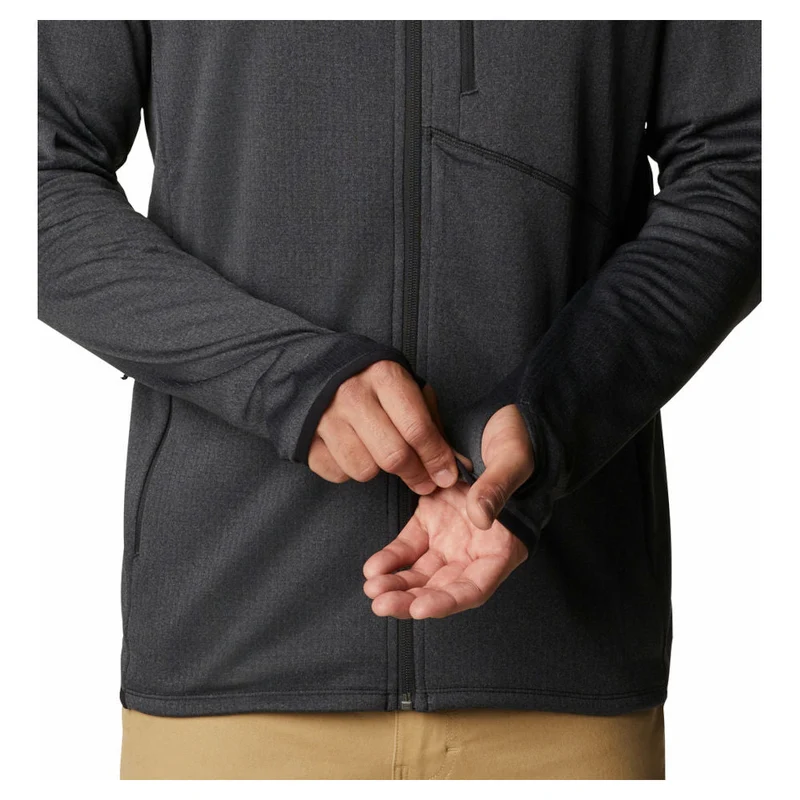 Columbia - Park View Herren-Fleecejacke mit durchgehendem Reißverschluss, Schwarz