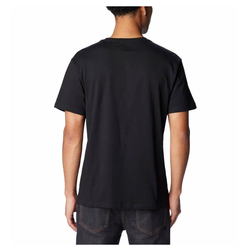Columbia - Herren-T-Shirt mit Basic-Logo // Schwarz