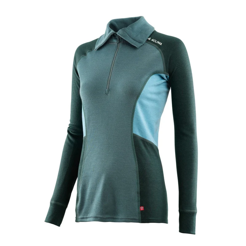 Aclima - Damen- Warmwool aus warmer Wolle // Blau