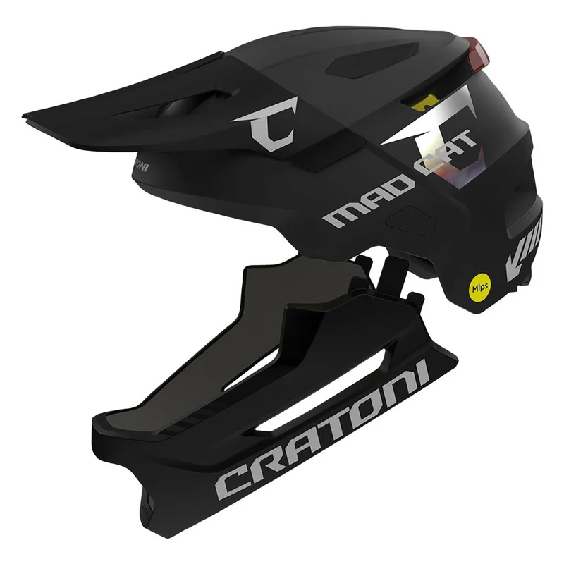 Cratoni schwarz matt, Gr.S/M (49-56cm) Fahrradhelm Cratoni Madcat MIPS