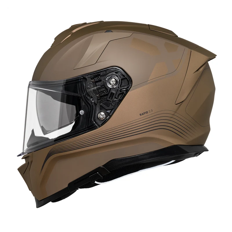 Rapid 2.0 Graphic Integralhelm - matt braun-grau