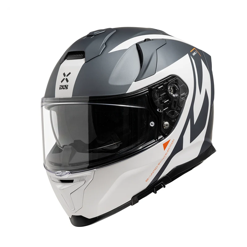 Rapid 2.0 Graphic Integralhelm - matt weiss-grau