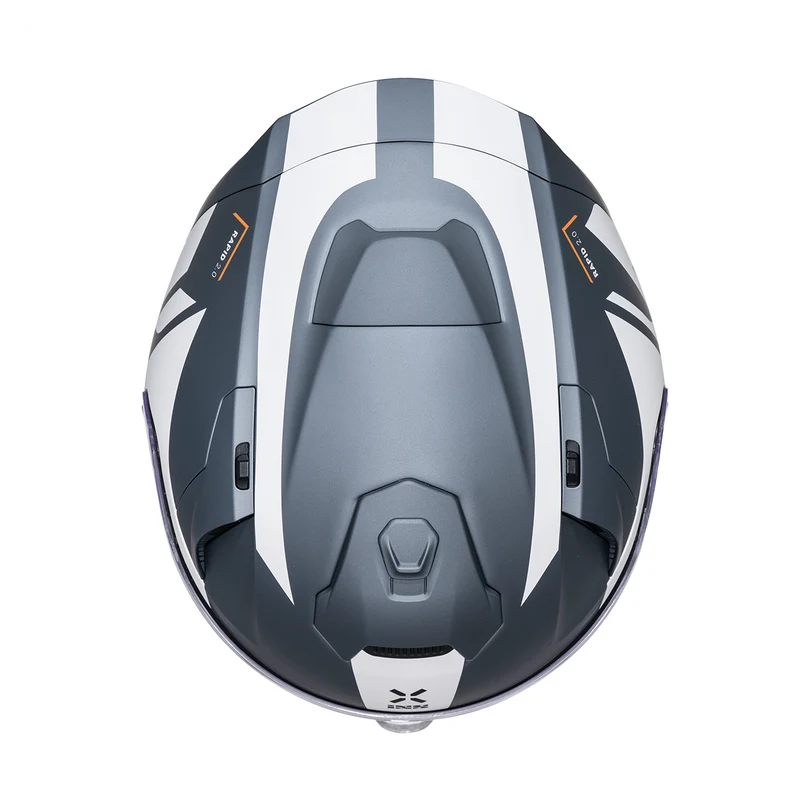 Rapid 2.0 Graphic Integralhelm - matt weiss-grau