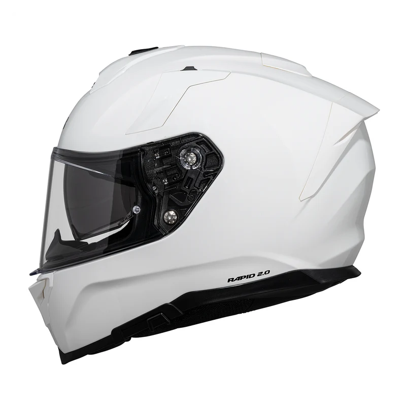 Rapid 2.0 Glossy Integralhelm - weiss