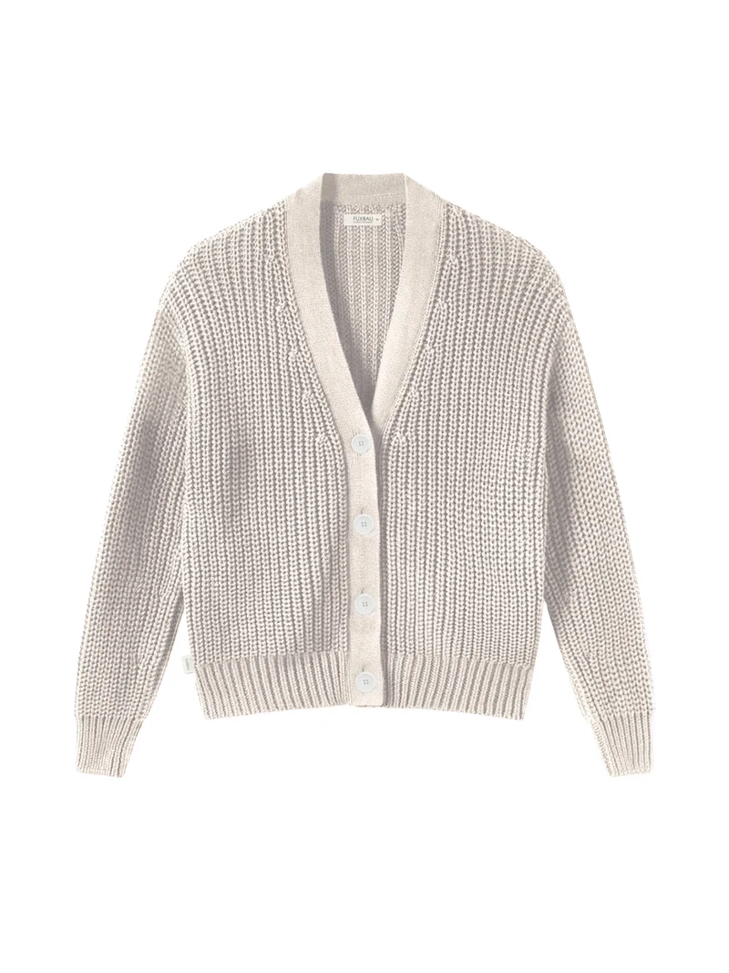 4Seasons Frauen Strickjacke - beigemeliert