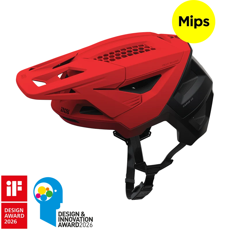 Carve 1.0 MIPS Helm - red-black