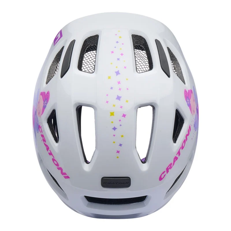 Cratoni Fahrradhelm Maxster (Kid) Fee/weiß glanz