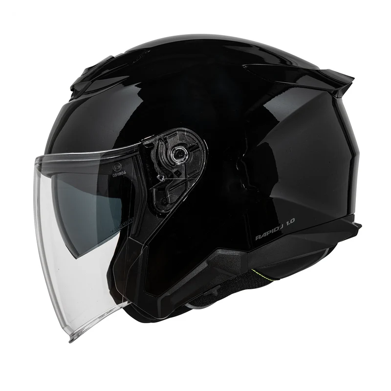 Rapid J 1.0 Glossy Jethelm - schwarz