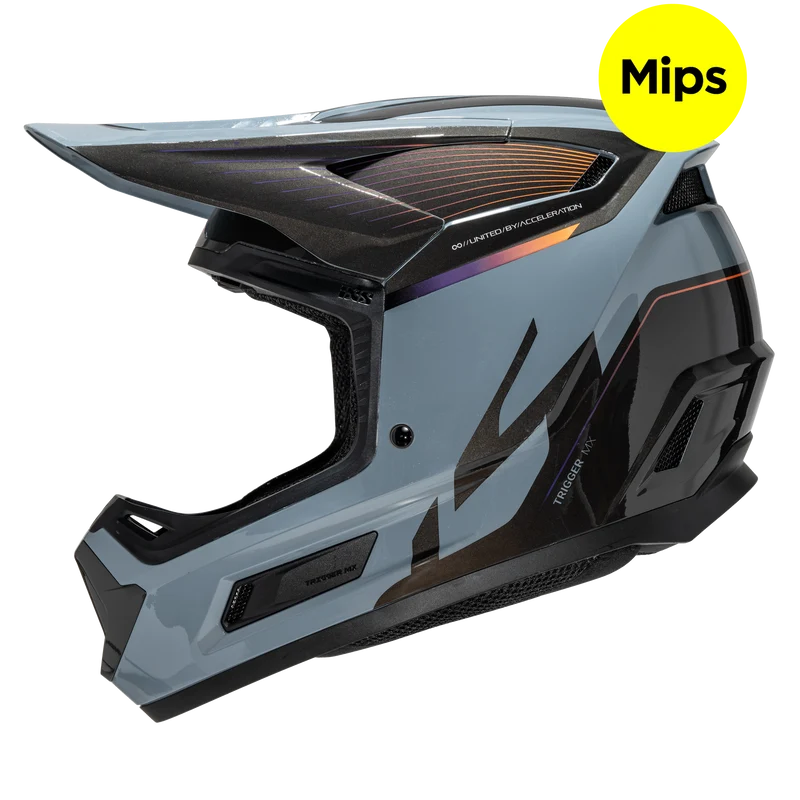 Trigger MX 1.0 Graphic MIPS Integralhelm - grau-schwarz