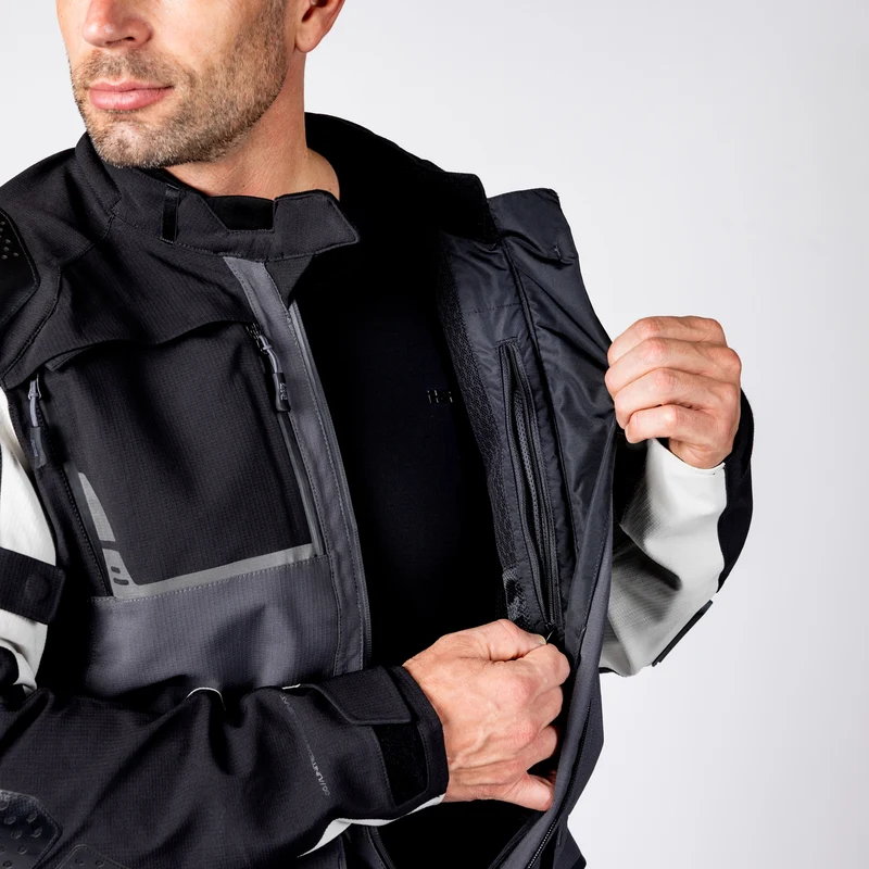 Tourster-STX 2.0 Laminatjacke - dunkelgrau-schwarz-cool grau