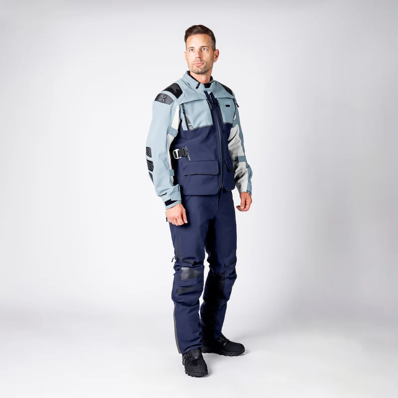 Tourster-STX 2.0 Laminatjacke - dunkelblau-blau grau-cool grau