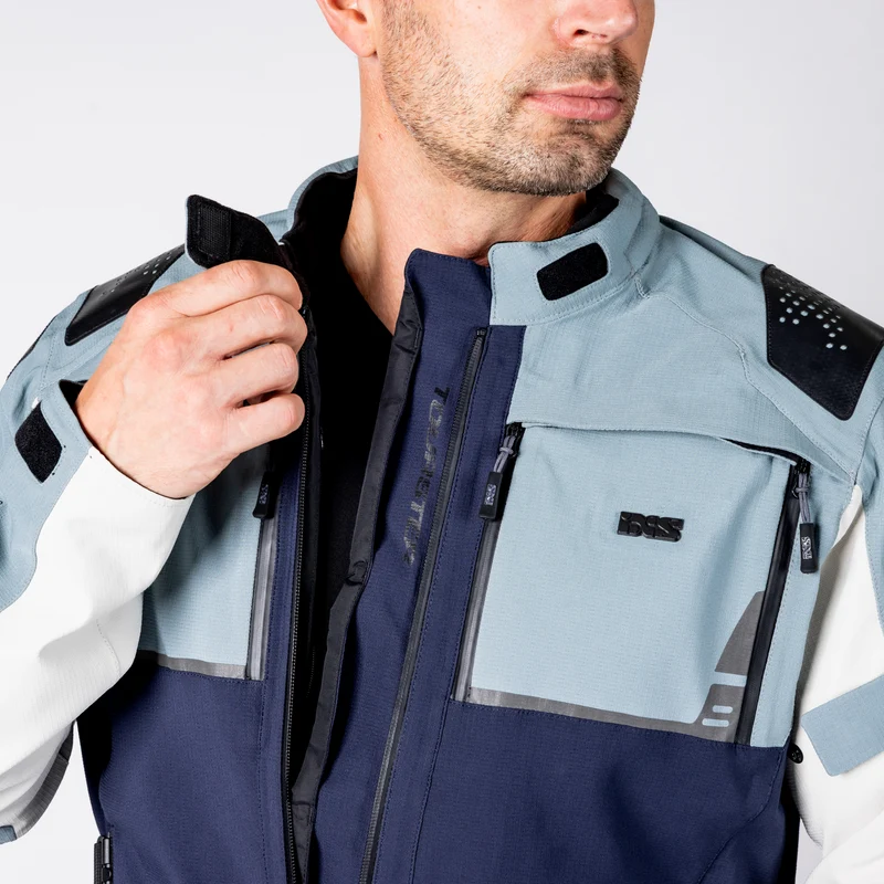 Tourster-STX 2.0 Laminatjacke - dunkelblau-blau grau-cool grau