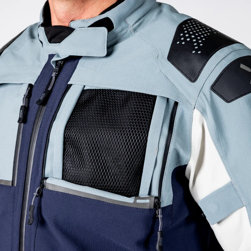 Tourster-STX 2.0 Laminatjacke - dunkelblau-blau grau-cool grau
