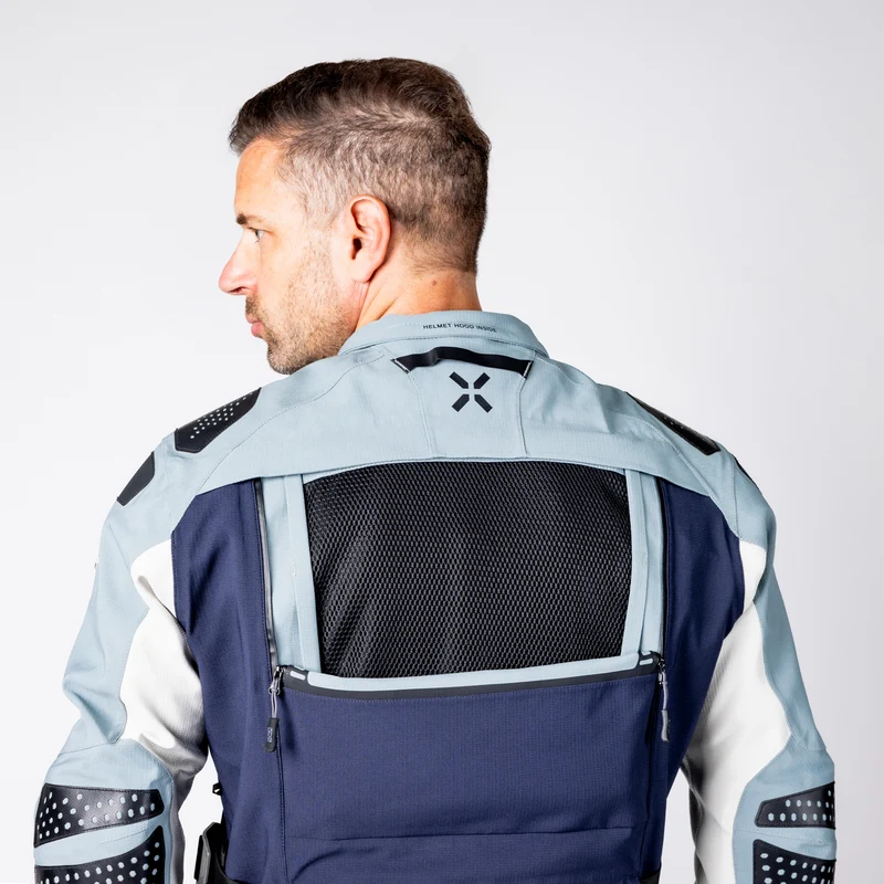 Tourster-STX 2.0 Laminatjacke - dunkelblau-blau grau-cool grau