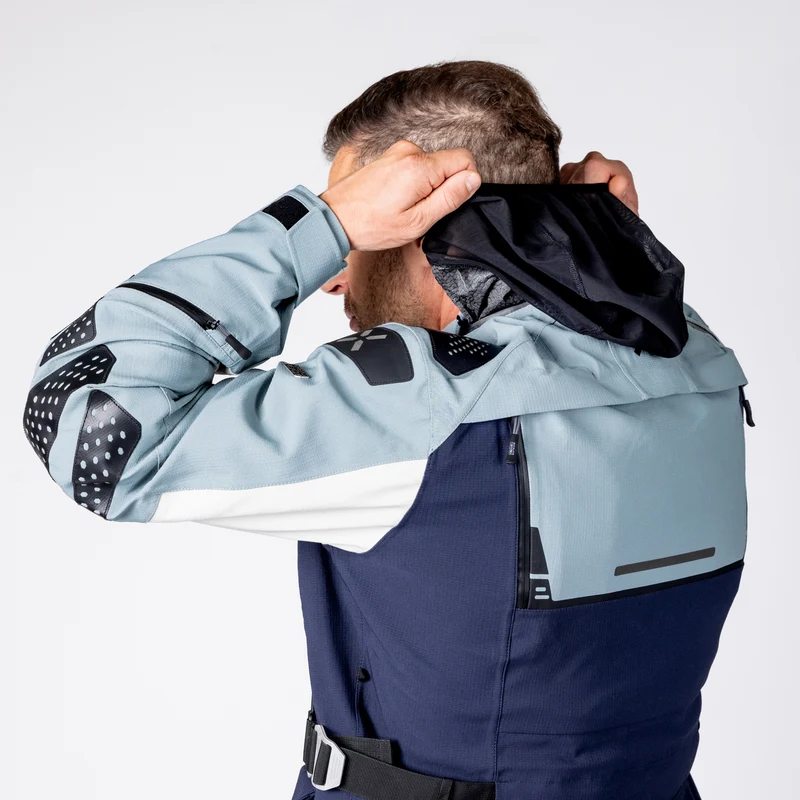 Tourster-STX 2.0 Laminatjacke - dunkelblau-blau grau-cool grau