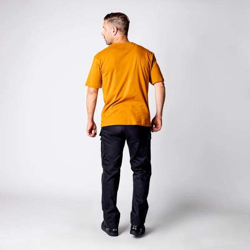 Brand 1.0 Tee - ochre braun