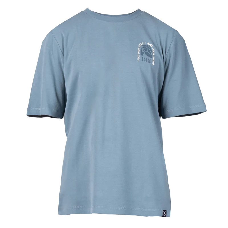 Graphic 1.0 Tee - blau grau
