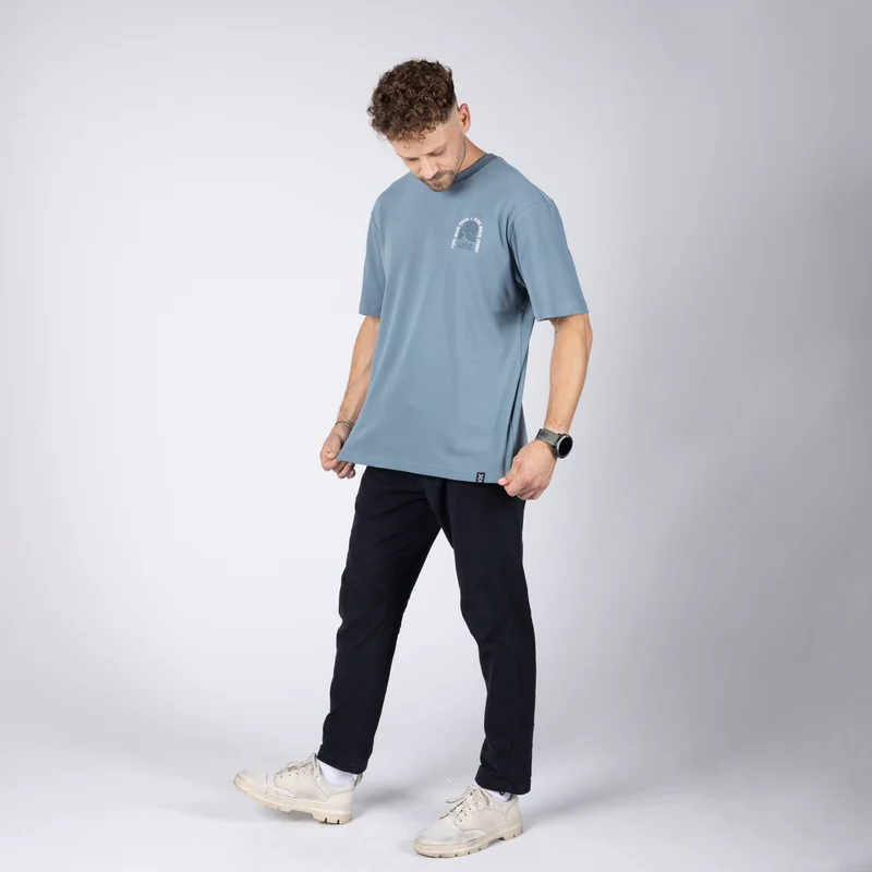 Graphic 1.0 Tee - blau grau