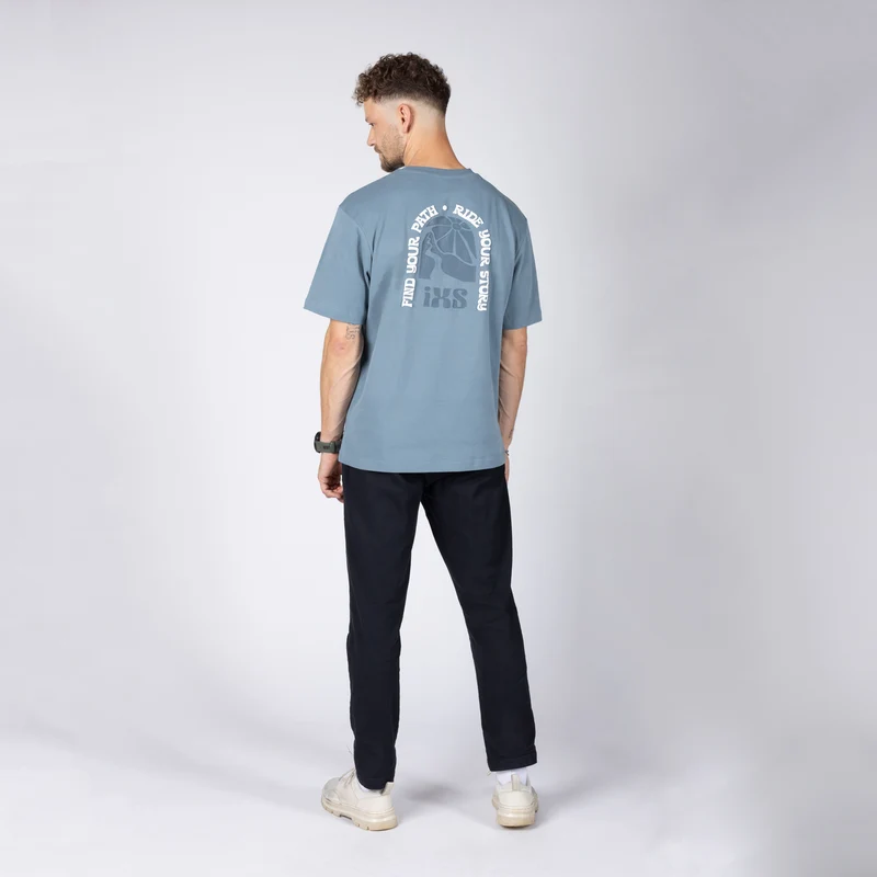Graphic 1.0 Tee - blau grau