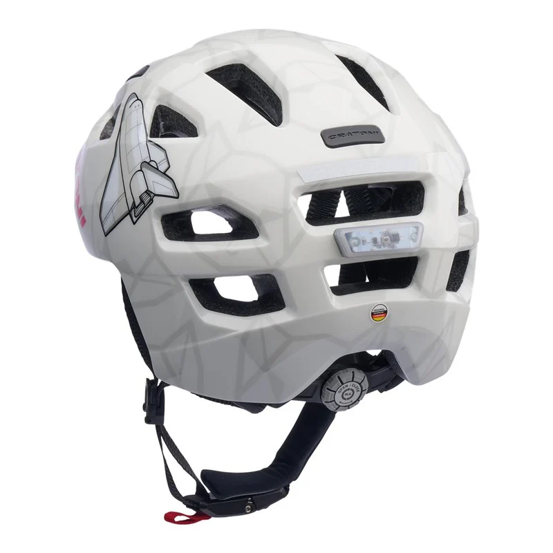 Cratoni Rakete, grau glänzend, Fahrradhelm Cratoni Maxster