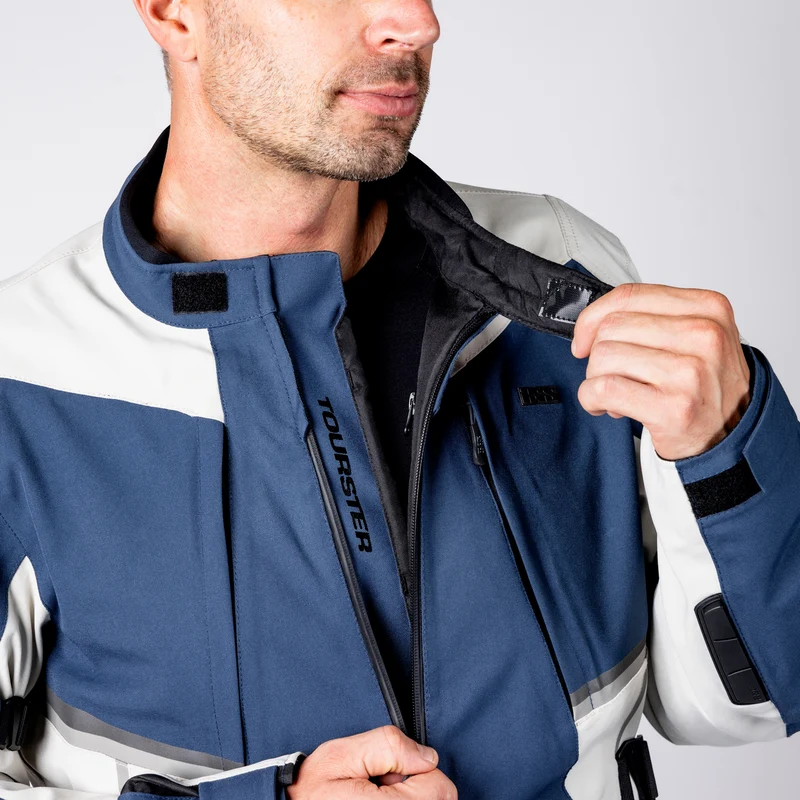 Tourster-STX 1.0 Laminatjacke - blau-cool grey