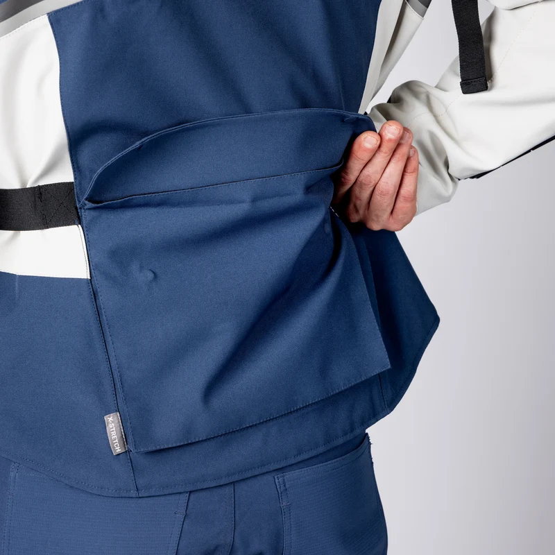 Tourster-STX 1.0 Laminatjacke - blau-cool grey