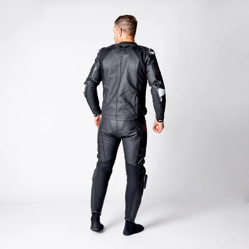 Ace 1.0 Lederkombi Zweiteiler - schwarz