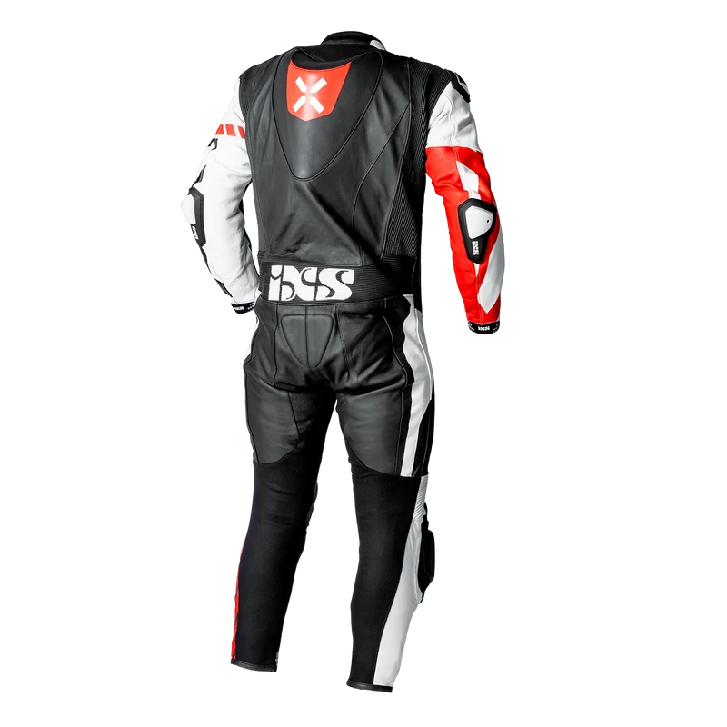 Ace 1.0 Lederkombi Einteiler - schwarz-weiss-rot
