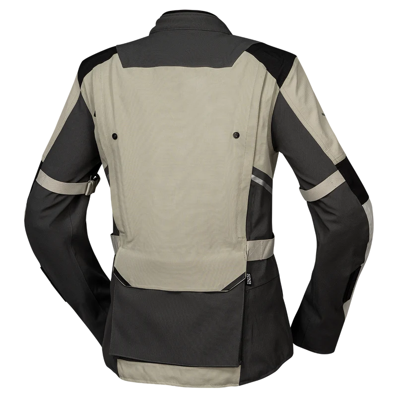Damen Tourster-STX 1.0 Laminatjacke steingrau-dunkelgrau-schwarz