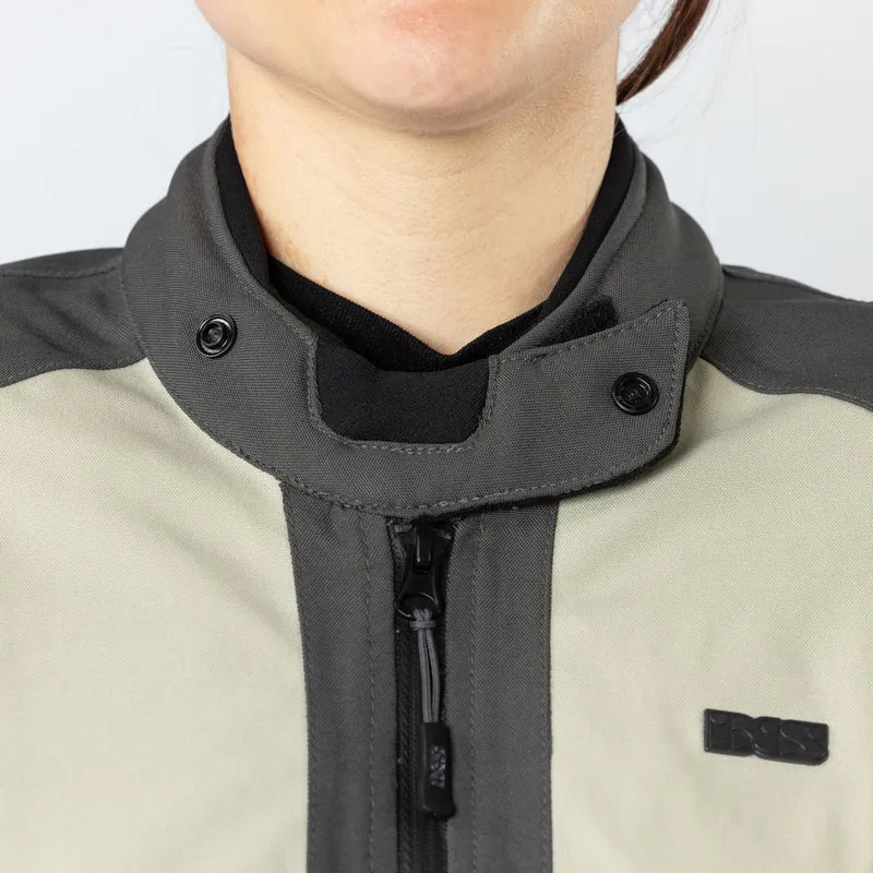 Damen Tourster-STX 1.0 Laminatjacke steingrau-dunkelgrau-schwarz