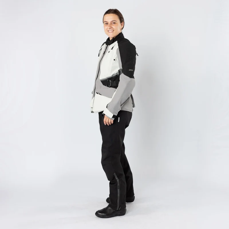 Damen Tourster-STX 1.0 Laminatjacke hellgrau-grau