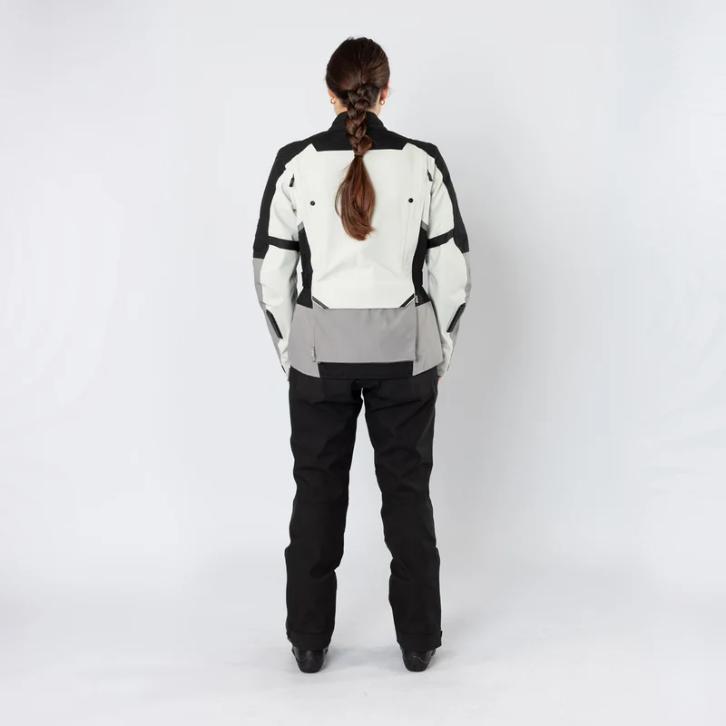 Damen Tourster-STX 1.0 Laminatjacke hellgrau-grau
