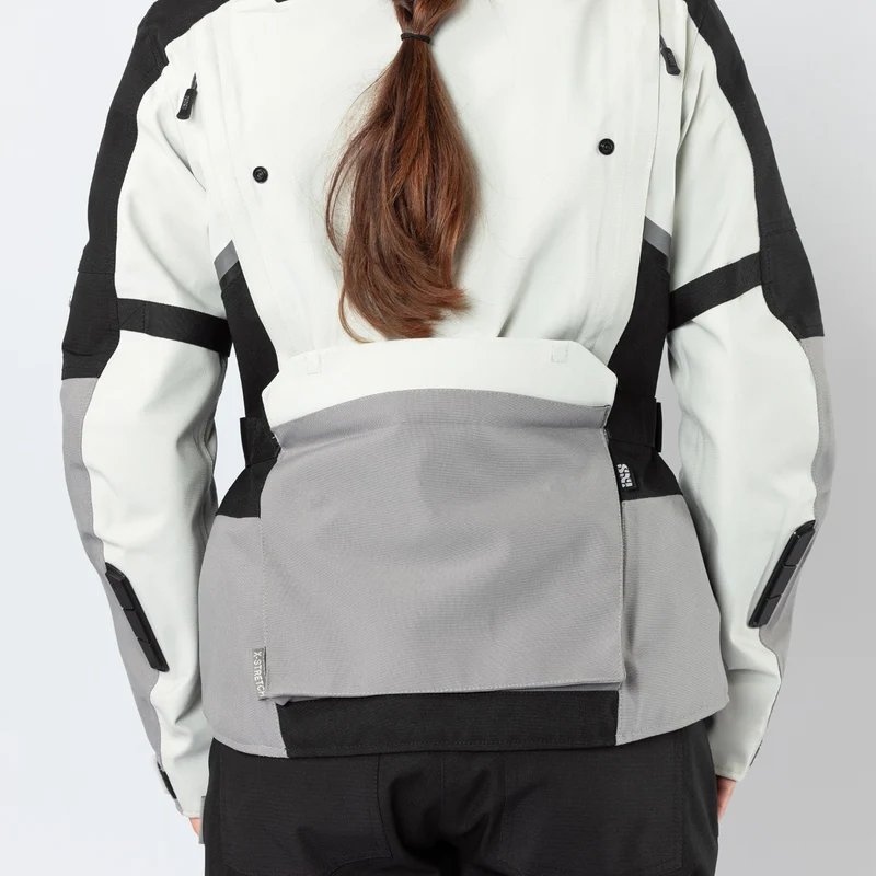 Damen Tourster-STX 1.0 Laminatjacke hellgrau-grau