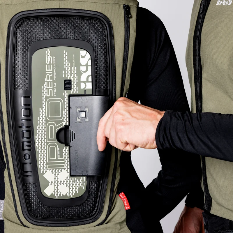 Airbag Weste IPRO 1.0 - oliv-schwarz