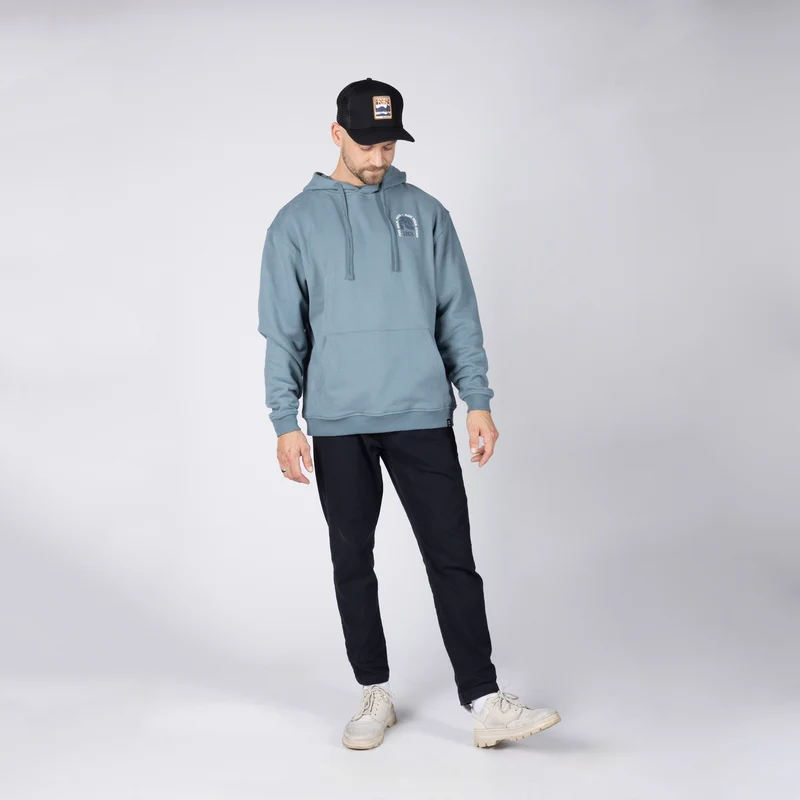 Graphic 1.0 Hoodie - blau grau